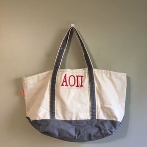 Large beige tote